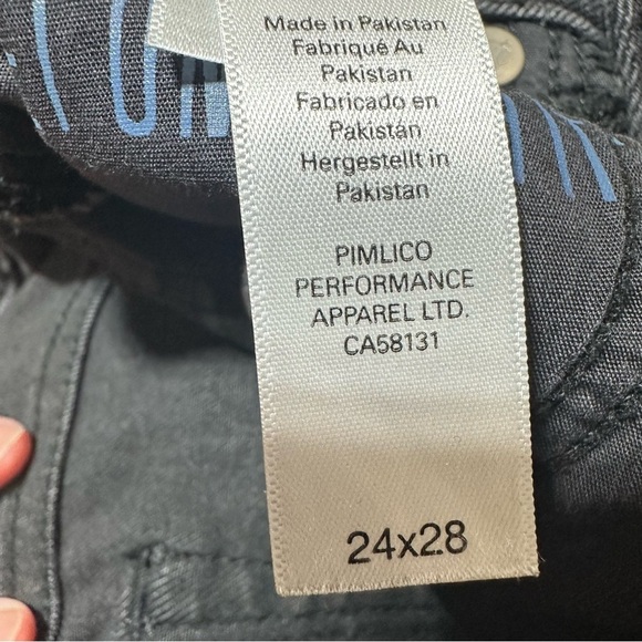 Duer Du/er Performance Denim Girlfriend Jeans - Vintage Black - Size 24X28 - Picture 6 of 8